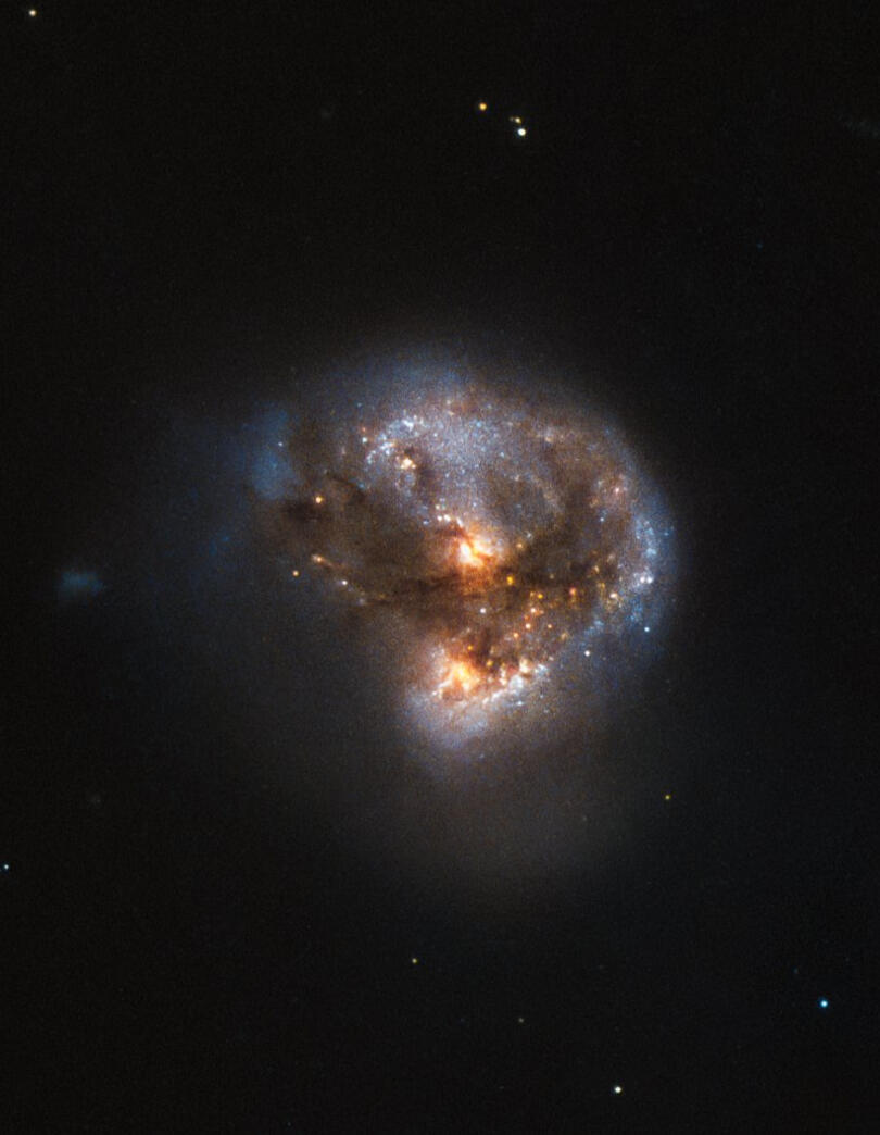 OHM host, IRAS 16399-0937 (ESA/Hubble \& NASA)